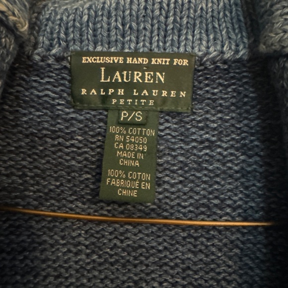 Hand knit Ralph Lauren Sweater - Picture 3 of 3